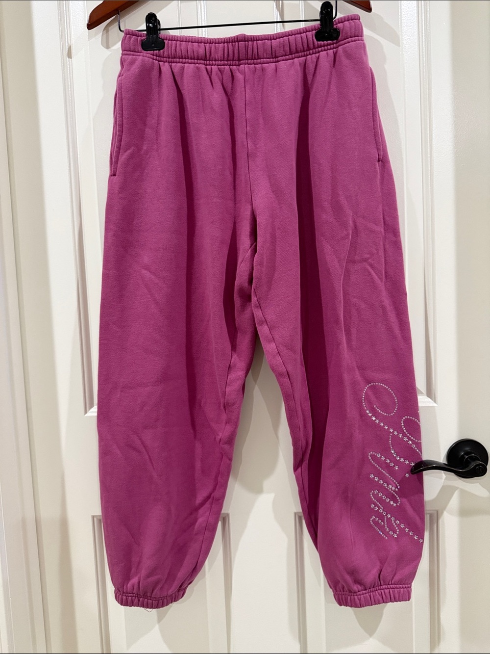 PINK Victoria’s Secret Campus Fleece Sweatpants - Picture 2 of 8